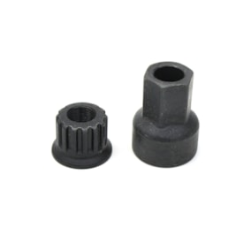 MSAM | 848PA | CONJUNTO PORCA M22X33X1,5 SISTEMA ANTIFURTO - PORCA (22MM) M22X33X1,5 PARAFUSO RODA TRASEIRA/DIANTEIRA (OSCILANTE) FORD/VW