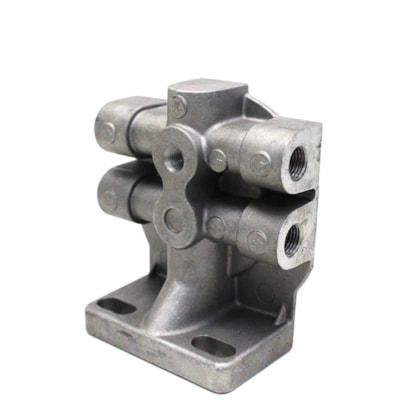 MSAM | A3760907252 | CABECOTE SEM VALVULA PARA FILTRO DIESEL/RACOR SEPARADOR DAGUA MB (COM 4 ENTRADAS E SAIDAS M14X1,5) (ROSCA FILTRO 1-14)