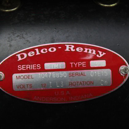 MWM | 1688615C91 | MOTOR PARTIDA 12V   DELCO REMY    37MT