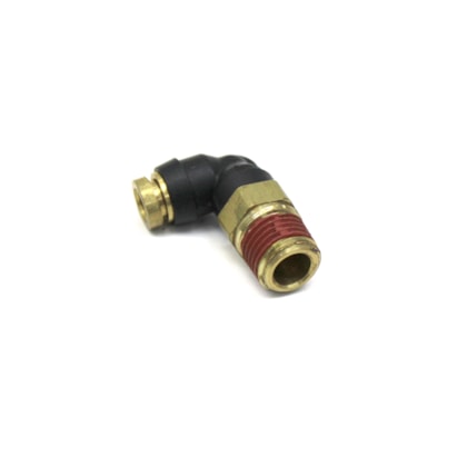 MWM | 2017510C1 | CONEXAO/COTOVELO 90 GRAUS 1/4 NPT X 1/4 (ENGATE RAPIDO PARA TUBO TECALON 1/4 = 6,35MM) (ROSCA GIRATORIA) (PLASTICO) FORD