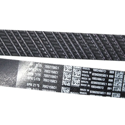 MWM | 7002158C1 | CORREIA POLY V  8PK2175  - MOTOR MWM 6.12 GERADOR / ESTACIONARIO / COMPRESSOR