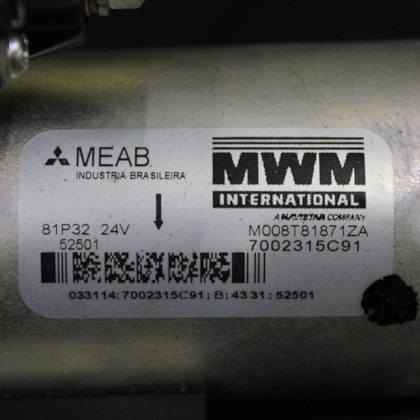 MWM | 7002315C91 | MOTOR PARTIDA