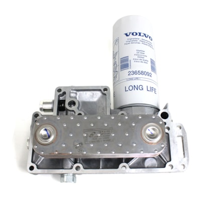 MWM | 7006656C91E | RESFRIADOR/RADIADOR OLEO COM CABECOTE E FILTRO OLEO LUBRIFICANTE MOTOR MWM MAXXFORCE 7.2H