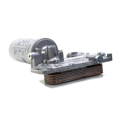 MWM | 7006656C91E | RESFRIADOR/RADIADOR OLEO COM CABECOTE E FILTRO OLEO LUBRIFICANTE MOTOR MWM MAXXFORCE 7.2H