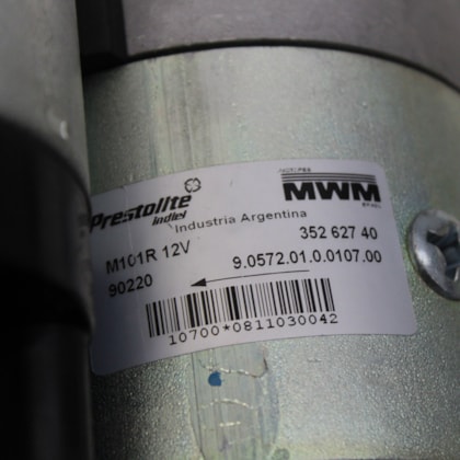 MWM | 905720100107 | MOTOR PARTIDA 12V MWM MAXXFORCE 4.8 / 7.2 MIDI BUS EURO IV