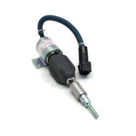 MWM | 907120120010E | VALVULA SOLENOIDE 24V PARADA MOTOR VW MOTOR MWM (PLUG REDONDO) (4 FIOS)