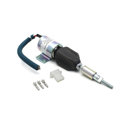 MWM | 907120120012 | VALVULA SOLENOIDE 12V PARADA MOTOR VW MOTOR MWM X10 (COM CONECTOR E TERMINAL)