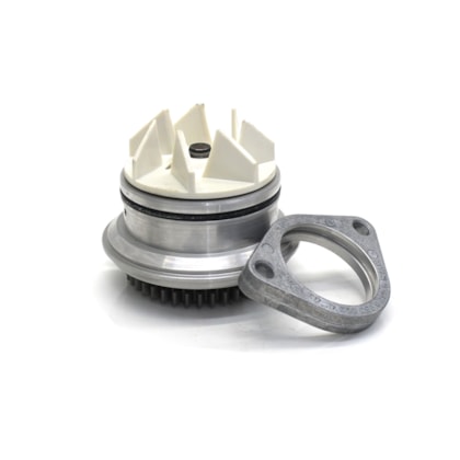 MWM | 940887310026 | CONJUNTO BOMBA DAGUA COM CARCACA VW DELIVERY MOTOR MWM SPRINT 4.08 4CIL (ENGRENAGEM DENTE RETO 0 GRAU) (940807310024E + 940857310015E)