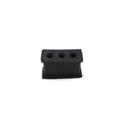 MWM | 961008610014 | CALCO/BORRACHA ABRACADEIRA TRIPLA TUBO/CANO BICO INJETOR MOTOR MWM (PARA 3 CANOS)