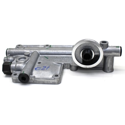 MWM | 961009400066E | CABECOTE FILTRO OLEO LUBRIFICANTE VW/FORD/AGRALE MOTOR MWM X10 4CIL/6CIL (SEM RADIADOR/RESFRIADOR)