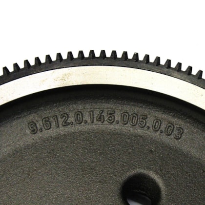 MWM | 961201450055 | VOLANTE C/CREMALHEIRA 145D VOLVO VM 260 MOTOR MWM X12 6CIL TCE (P/EMBR 365MM) (46300213 NR FUNDICAO)