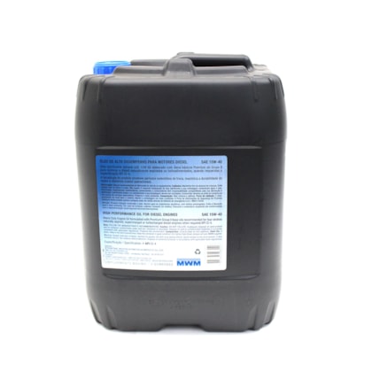 MWM MASTER PARTS | MM100585 | BALDE OLEO MOTOR 15W40 CI4 MWM MASTER PARTS 20L