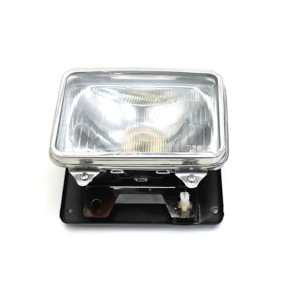 ORGUS | FM194 | FAROL SUPERIOR RETANGULAR LD/LE MB AGL 1313/1513/1516/1518 (CARA PRETA) (H1 LUZ ALTA)