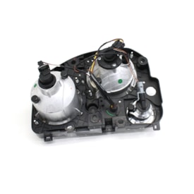 ORGUS | FM277LD | FAROL DUPLO REDONDO LD MB ACTROS MODELO ORION (2016 A 2019) (LAMPADA H7/H1) (SEM MOLDURA) (COM CHICOTE)