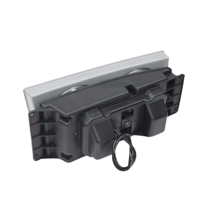 ORGUS | FW120LE | FAROL DUPLO REDONDO LE VW WORKER (2000 A 2002) (LAMPADA H1) (COM ARO E CARCACA PRATA)(VIDRO)