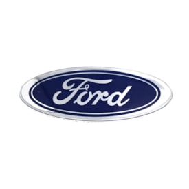 PARAUTO | 79DB8K141AB | EMBLEMA OVAL LOGO FORD PARA GRADE FORD CARGO (05/11/2000) (180MM ADESIVO)