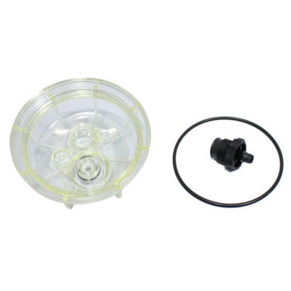 PARKER FILTROS | KR27004CS | COPO MAIOR PARA FILTRO RACOR VW/MB (COM FURO PARA SENSOR - ROSCA INTERNA NO FILTRO) (ROSCA 3.3/4 10F)