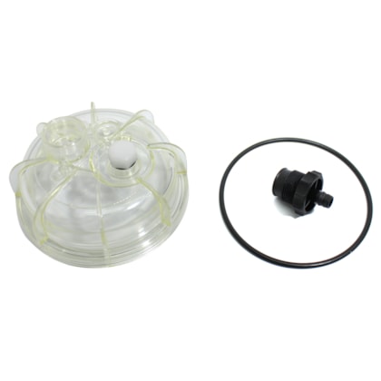 PARKER FILTROS | KR27004CS | COPO MAIOR PARA FILTRO RACOR VW/MB (COM FURO PARA SENSOR - ROSCA INTERNA NO FILTRO) (ROSCA 3.3/4 10F)