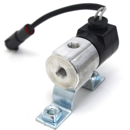 PARKER VALVULAS | 7600077RTH | VALVULA SOLENOIDE 12V FORD/VW (ROSCA 1/4 NPT) (CONECTOR REDONDO)