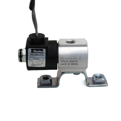 PARKER VALVULAS | 7600145ATH | VALVULA SOLENOIDE 12V VW (ROSCA 1/4 NPT)