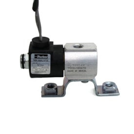 PARKER VALVULAS | 7600145ATH | VALVULA SOLENOIDE 12V VW (ROSCA 1/4 NPT) (CONECTOR RETANGULAR) (2 FIOS)