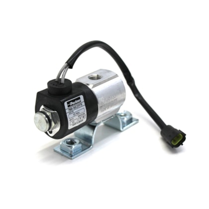 PARKER VALVULAS | 7600145TH | VALVULA SOLENOIDE 12V VW (ROSCA 1/4 NPT) (CONECTOR RETANGULAR) (2 FIOS)