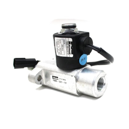PARKER VALVULAS | 7600327TF | VALVULA SOLENOIDE 24V 3/2 VIAS VW CAMBIO ZF (ROSCA M12X1,5) (CHICOTE CONECTOR RETANGULAR)