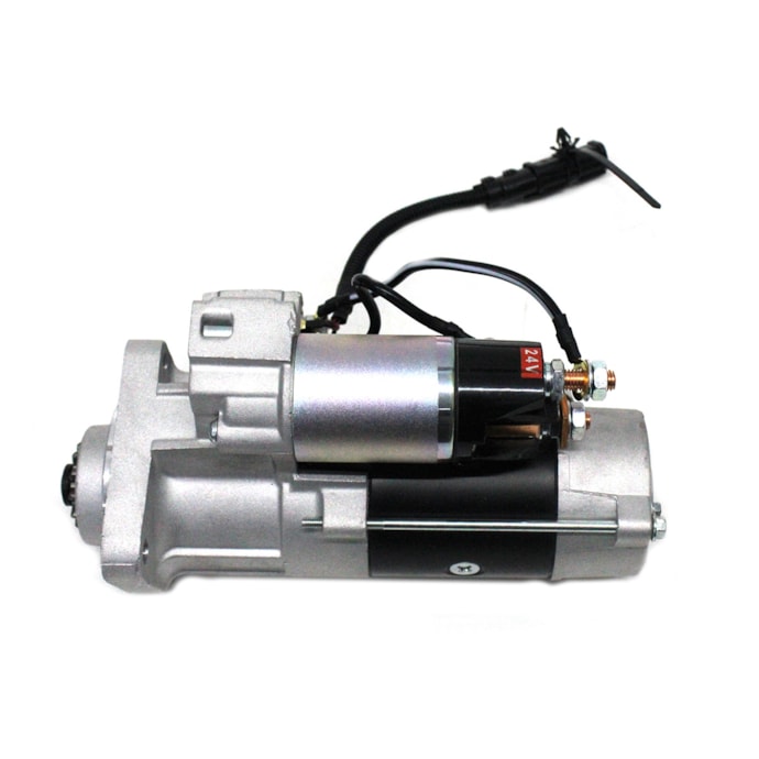 POLO/EURO | 07W911023 | MOTOR PARTIDA 24V 4KW VW CONSTELLATION/WORKER/ONIBUS MOTOR D08 EURO 5 (PINHAO/BENDIX 12 DENTES) (MONTADO SEM MANCAL/FOCINHO)-8be76990-e6ab-4cf1-af28-cf834560815e