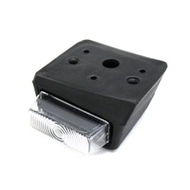 PRADOLUX | PL04620102 | LANTERNA TETO LD (EXTERNA) FORD CARGO PANDA CABINE SIMPLES (COM SOQUETE) (CRISTAL) (USA LAMPADA 69) (BASE RETA)
