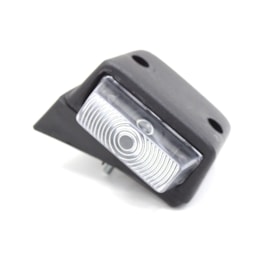 PRADOLUX | PL04623502 | LANTERNA TETO LD (EXTERNA) FORD CARGO PANDA CABINE LEITO (COM SOQUETE) (CRISTAL) (USA LAMPADA 69) (BASE INCLINADA)
