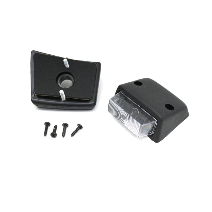 PRADOLUX | PL04623502 | LANTERNA TETO LD (EXTERNA) FORD CARGO PANDA CABINE LEITO (COM SOQUETE) (CRISTAL) (USA LAMPADA 69) (BASE INCLINADA)-fb708ed2-4650-4732-b9cf-d162b3ae9991