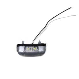 PRADOLUX | PL04800056 | LANTERNA 2 LED BIVOLT 12V/24V ILUMINACAO LUZ PLACA TRASEIRA (USO UNIVERSAL/CARRETA)(LENTE ALUMINIO)