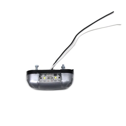 PRADOLUX | PL04800056 | LANTERNA 2 LED BIVOLT 12V/24V ILUMINACAO LUZ PLACA TRASEIRA (USO UNIVERSAL/CARRETA)(LENTE ALUMINIO)