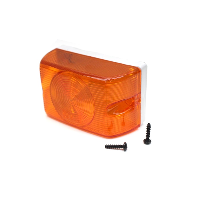 PRADOLUX | PL06002901 | LANTERNA LATERAL BAU/CARRETA (AMBAR/AMARELA)(CANTO ARREDONDADO)-214ee81a-cffd-4f91-94c0-e4fa7af97ab4