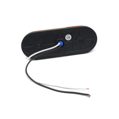 PRADOLUX | PL06081941 | LANTERNA LED BIVOLT LATERAL BAU/CARRETA COM SUPORTE (COR AMBAR/MARELA) PADRAO FACCHINI