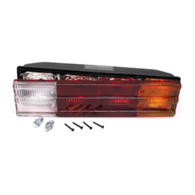 PRADOLUX | PL07163209 | LANTERNA TRASEIRA TRICOLOR LE FORD CARGO MODERNO | MB ACCELO/ATEGO/HPN 1620 (COM VIGIA/LUZ PLACA) (COM CONECTOR/PLUG RETANGULAR 5 VIAS)