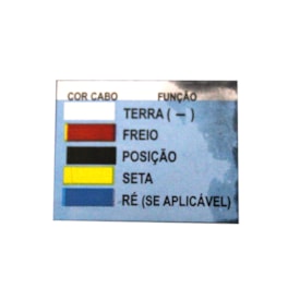 PRADOLUX | PL08180067 | LANTERNA REDONDA LED BIVOLT 12V/24V SETA/FREIO/LUZ RE CARRETA/IMPLEMENTO (140MM) (COR VERMELHO/CRISTAL)