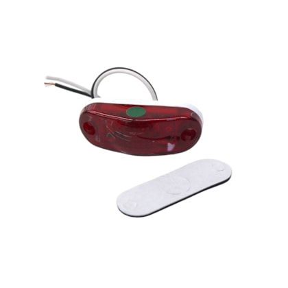 PRADOLUX | PL13340063 | LANTERNA LED BIVOLT DELIMITADORA LATERAL CARRETA/BAU (VERMELHA)
