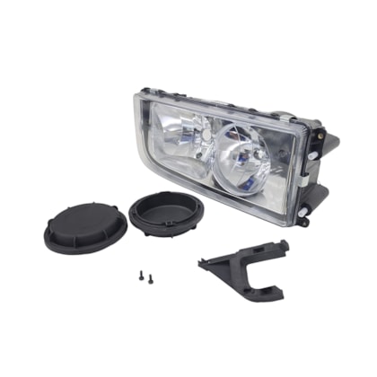 PRADOLUX | PL60300122 | FAROL DUPLO RETANGULAR LD MB AXOR (2005 A 2016) (H7/H1/PINGAO)