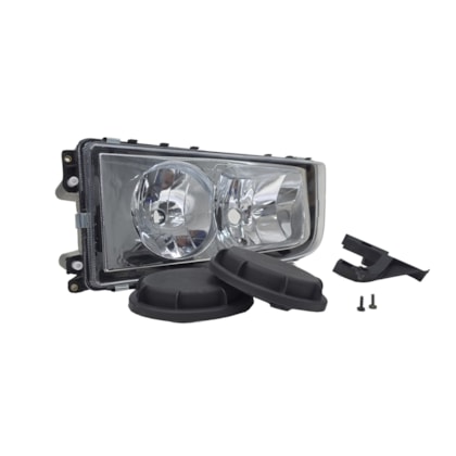 PRADOLUX | PL60300222 | FAROL DUPLO RETANGULAR LE MB AXOR (2005 A 2016) (H7/H1/PINGAO)