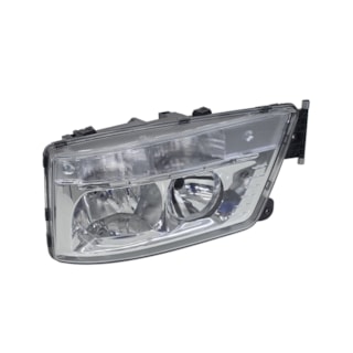 PRADOLUX | PL60400222 | FAROL PRINCIPAL LE VW METEOR | MAN TGX (SEM LAMPADA) (USA LAMPADA H7 E PY21W) (DRL LED)