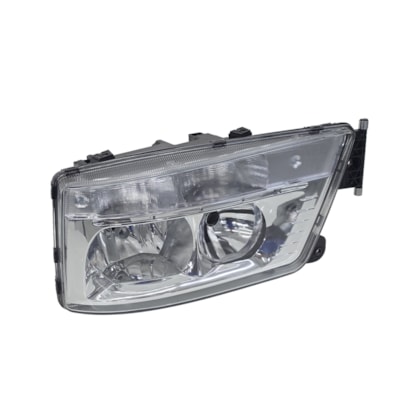 PRADOLUX | PL60400222 | FAROL PRINCIPAL LE VW METEOR | MAN TGX (SEM LAMPADA) (USA LAMPADA H7 E PY21W) (DRL LED)