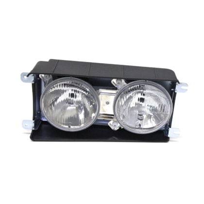 PRADOLUX | PL70040222 | FAROL DUPLO REDONDO LE MB CARA CHATA 712C/1215C/1714/2423 (00..) (H1/H1 SEM SOQUETE)