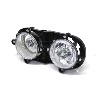 PRADOLUX | PL70120222 | FAROL DUPLO REDONDO LE CARGO (2003 A 2006) POSICAO DIAGONAL (LAMPADA H7)