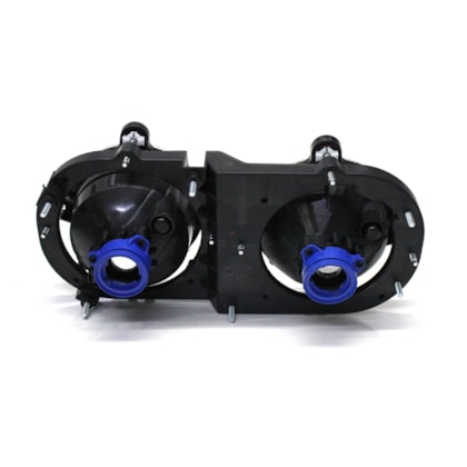 PRADOLUX | PL70160122 | FAROL DUPLO REDONDO LD CARGO (23/01/2006 A 03/07/2011) POSICAO DIAGONAL (LAMPADA H7) PARA SOQUETE TIPO CACHIMBO