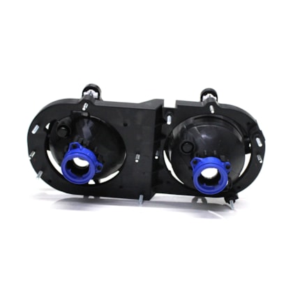 PRADOLUX | PL70160222 | FAROL DUPLO REDONDO LE CARGO (23/01/2006 A 03/07/2011) POSICAO DIAGONAL (LAMPADA H7) PARA SOQUETE TIPO CACHIMBO