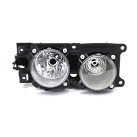 PRADOLUX | PL70280122 | FAROL DUPLO REDONDO LD (SEM LANTERNA PISCA/CHICOTE/SOQUETE) MB ATRON (2013..) (H7/H1) (VENDER CHICOTE PL99874100 | SOQUETES PL99253797/PL99281797/PL99561797/ETE7473)