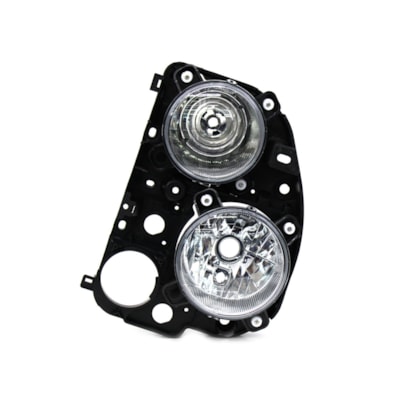 PRADOLUX | PL70300122 | FAROL DUPLO REDONDO LD MB ACTROS MODELO ORION (2016 A 2019) (LAMPADA H7/H1) (SEM MOLDURA E SEM CHICOTE) (SEM LANTERNA PISCA FRONTAL)