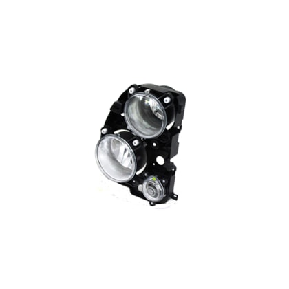 PRADOLUX | PL70309222 | FAROL DUPLO REDONDO LE MB ACTROS MODELO ORION (2016 A 2019) (LAMPADA H7/H1) (SEM MOLDURA E SEM CHICOTE)