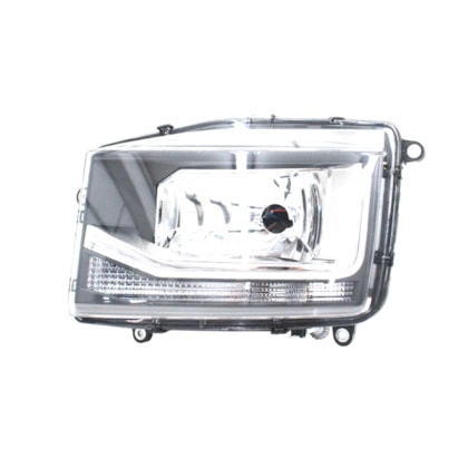 PRADOLUX | PL70400222 | FAROL PRINCIPAL LE VW NOVO DELIVERY (SEM LAMPADA) (USA LAMPADA H4 E PY21W) (DRL LED BIVOLT 12V/24V)